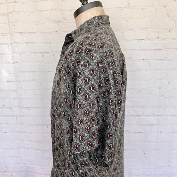 Paisley Silk Short Sleeve Shirt - Colore Italia - Size Large - Picture 5 of 8